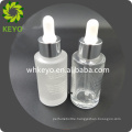 High quality 30ml glass frosted bottle with dropper
